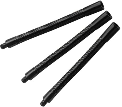 NAMOARLY Asta di Prolunga per Microfono da Tavolo in Metallo 18 Cm, Supporto Pieghevole Flessibile Compatibile Smartphone e Fotocamere, Accessorio per Registrazione e Riprese Professionali