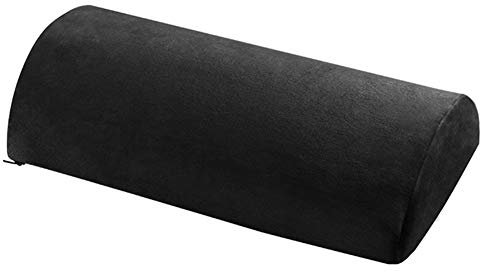 Gmxop Half Moon Nackenrolle Semi-Roll Pillow Knöchelstütze Lendenwirbelsäulen-Nackenschmerzlinderung Memory Foam Pad