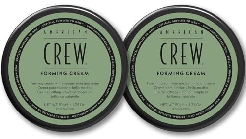 American Crew 2er-Pack – Haarformungscreme – Mittlerer Halt mit moderatem Glanz. – FORMING CREAM – 85 g