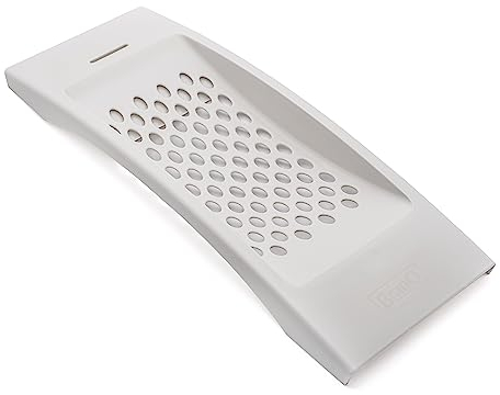 BranQ - Home essential Spätzlereibe mit Teigschaber, Spätzlehobel aus BPA-frei Kunststoff, 1 Stück, creme 320 x 118 x 30 mm
