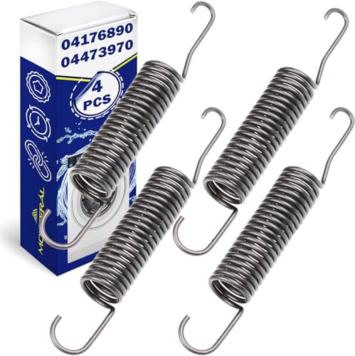 4 Ressorts de Tambour Machine a Laver 4176890 4473970 pour Miele - MONTERAL
