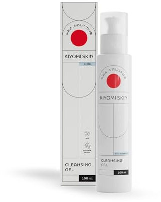 KIYOMI SKIN Sanftes Deep Cleansing Reinigungsgel 100ml, AHA, Hyaluron - dermatest sehr gut - mild, feuchtigkeitsspendend, vegan Gesichtsreinigung Cleanser Gel Cleansing Gel