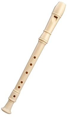 6 Hål & 8 Hål Blockflöjt ABS Sopran Blockflöjt Klarinett Nybörjarflöjt Descant Blockflöjt Träblås nybörjare sopran blockflöjt (Color : 8hole)