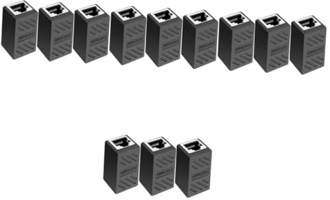 UKCOCO 12stücke Ethernet Kupplungen Cat Verbinder Für Stabile Netzwerkverbindungen Kompatibel Mit Cate Einfache Installation Langlebig Und Vielseitig Einsetzbar