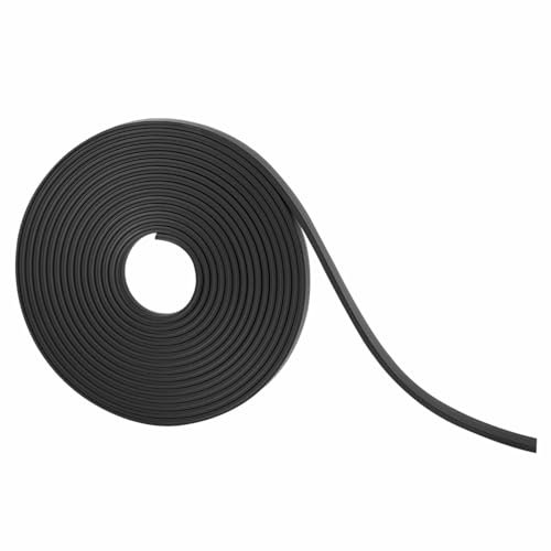 Luxmool 138 Inches Shower Door Magnetic Strip Replacement Insert for Framed and Semi-Framed Swinging Glass Shower Doors with 3/8 Width138