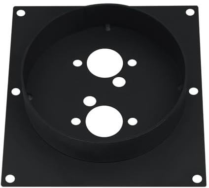 CGEAMDY Heizungs-Montageplatte, Bodenmontageplatte Turrent Bracket Auxiliary Diesel Heizung, Standheizung Hohe Festigkeit Rostfrei, 30mm Turret Mount Plate für Auto