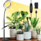 Lámpara de cultivo de espectro completo, 360° flexible con brazo ajustable, altura ajustable de 30 a 63 cm, luces para plantas con temporizador automático de 3/9/12H, perfecta para plantas de interior