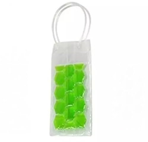 BUUNHI Wine Cooler Outdoor Portable Beer Iced Tote Bag Insulated Red Wine Handbag Drinks Cooler(Green)
