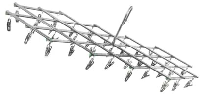 ULTECHNOVO 35pcs Garment Rack Clips Skid Drying Rack Towel Hanger Diaper Hanger Easy to Use