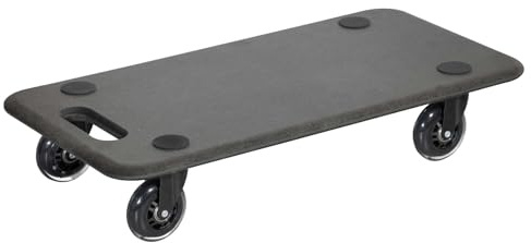 Wagner 20161101 MM1611 Aide au transport en MDF 18 mm Noir 57,5 x 30 x 11 cm Roues Ø 75 mm Roulement à billes Charge maximale 250 kg