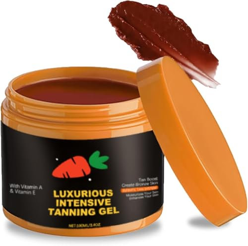 Carrot Intensive Tanning Gel, Accelerateur De Bronzage, Huile De Bronzage Carotte, Bronze Intense Tanning Gel, Activateur De Bronzage, Obtenez Un Bronzage Naturel, Bronzant Rapid