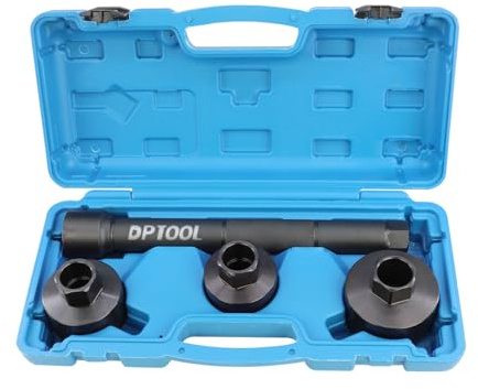 Kit de herramientas de desmontaje e instalación de bielas de dirección interiores, herramienta de cohete de eje con accionamiento de 1/2, herramienta de prensado para automóvil/SUV (30-35 mm, 35-40