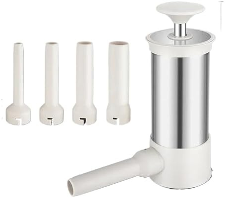 WurstfüLler Manuell,Wurstfüllmaschine Edelstahl-Wurstfüller, Horizontaler Wursthersteller, Selbstgemachte Küche, Schinkenwurstmaschine, Werkzeug, Wurstfüller(Stainless Steel)
