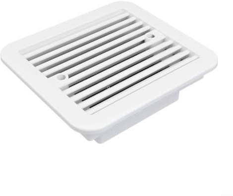 Ventilador extractor de 220 V para caravanas y campistas, ventilador de techo silencioso con accesorios de montaje, repuesto resistente a la intemperie para remolques de autocaravanas, color negro