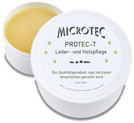 Microtec® PROTEC-T | Lederpflege und Holzschutz | Balsam für Ihren Haushalt | 250ml | wasserabweisend & UV-Schutz | aus natürlichen Pflanzenextrakten