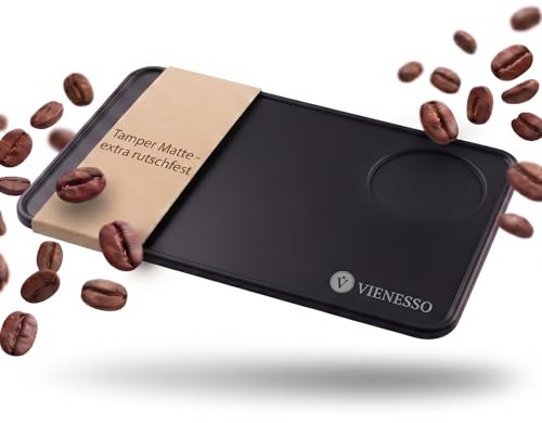 VIENESSO Tampermatte Siebträger - Tamping Matte Silikon, Tamper Mat Barista