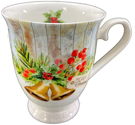 Ambiente Tasse en porcelaine pour café ou thé automne/hiver 250 ml