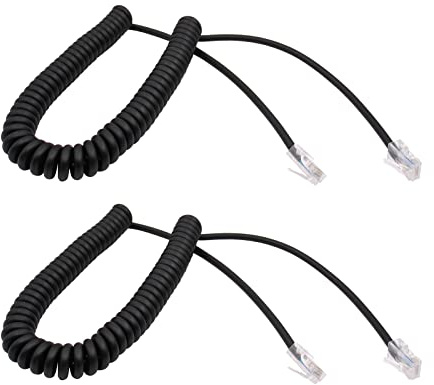 Aimtobest HM-133 RJ45 8 Pin Microphone Mic Cable Cord for ICOM HM-151 HM-133V HM-133S HM-98 HM-207 IC-2300H IC-V8000 ID-5100A ID-4100A IC-2730 ID-880H ID-800H IC-2820H IC-2720H IC-208H Radio
