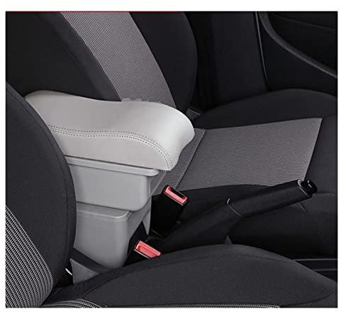 Organizador Para La Guantera Para Seat Para Ibiza Caja Reposabrazos Para Ibiza 6j 6L Contenido Tienda Central Caja Almacenamiento Con Portavasos Cenicero Productos Con USB Caja Almacenamiento Apoyabra