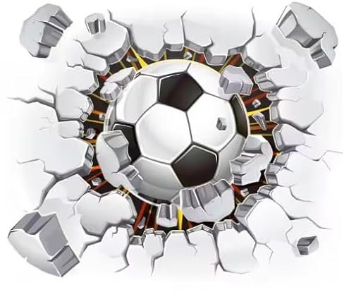 Papel tapiz personalizado de fútbol deportivo, mural grande para sala de estar, decoración de habitación infantil, papel tapiz 3D - 400 cm × 280 cm