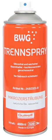 WG Trennspray 12 x 400 ml – Antihaftspray für MIG/MAG-Schweißen – Silikonfrei & Rückstandsfrei, biologisch abbaubar – Profi-Schweißspray