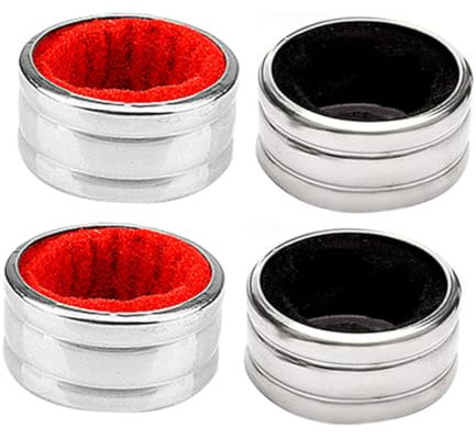 Alipis 4pcs Stainless Steel Wine Drip Elegant for Parties and Picnics Prevents Stains and Spills for Clean Enjoyment
