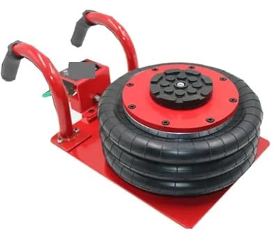 POOIQX Cric Pneumatico Quick Lift 3T Riparazione Auto Cric ad Aria for Auto Tre Palloncini Cric di Sollevamento Pneumatico Portatile da 400 mm di Altezza,Protezione da sovraccarico