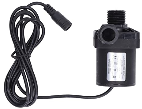 Fafeicy Small Submersible Pump ABS Brushless DC12V 20W 800L/H 5M Lift Quiet for Aquarium Fish Tank Garden Fountain Hydroponics