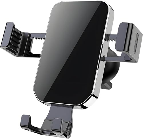 VAPORVERSE Soporte Móvil Coche para Ford EcoSport II 2017-2022 | Portamoviles Vehiculo Sujecion Smartphone Ventosa Enganche Salpicadero Rejilla Aire Pinza Telefono Gps Base Celular