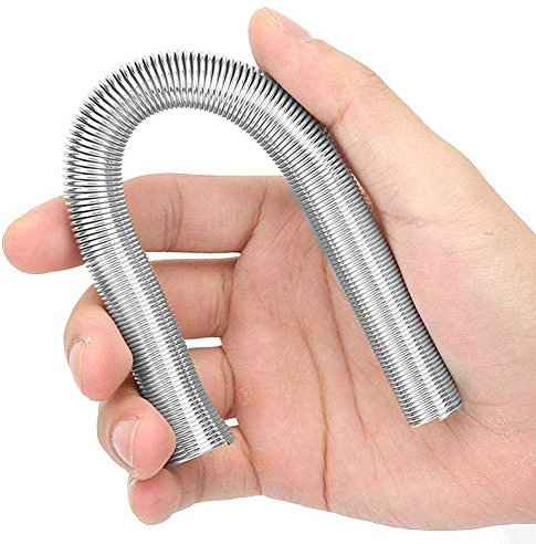 Ensemble de cintreuse de Tube à Ressort 5 pièces 8.3 pouces/21cm extrémité évasée Pliant Le Tube à Ressort PVC Tuyau de cintrage de Fil électrique pour Tubes en Aluminium de cuivre incurvés