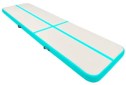 vidaXL Gymnastikmatte Aufblasbar PVC Pumpe Tumbling Turnmatte mehrere Auswahl