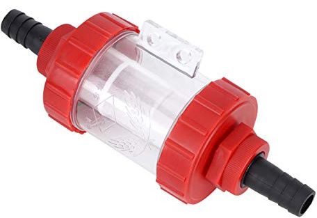 Crépine en en Ligne Filtre d'irrigation de Jardin en Plastique crépine de Pompe Transparente avec Conception de Filtre de précision pour l'irrigation de Jardin(6 Points)