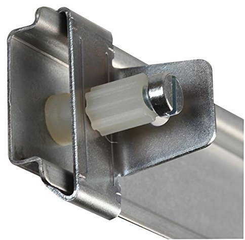 Endklemme, Stahl für DIN 35 Schiene | 48,3 cm Geräte/Schrank Rack Zubehör DIN-Montageschienen Gehäuse/Schrankregale, 1 Stück – CA302