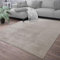 TT Home Tappeto Salotto Pelo Corto Monocolore Design Moderno Lavabile, Colore: Grigio, Dimensione:60x100 cm