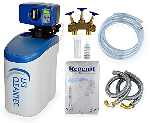 IWK 500 - Descalcificador de agua (2-3 personas, resina de 4,5 L, set de conexión IWK 500)