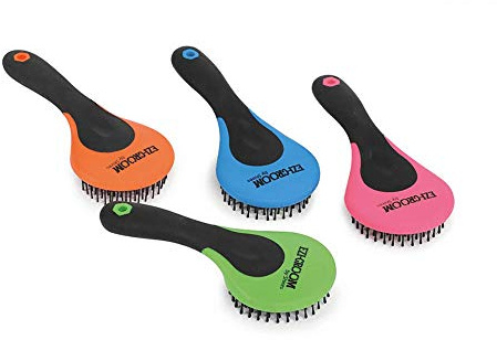 Shires 1366 Ezi-Groom Grip Mane & Tail Brush Forest