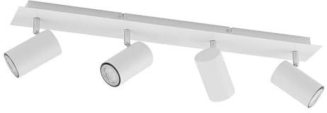 Lindby Strahler Joffrey (Modern) in Weiß aus Metall (4 flammig, GU10) - Deckenlampe Deckenleuchte Lampe Spot Wohnzimmerleuchte