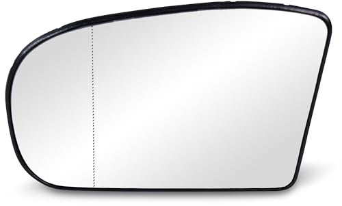 BESTPRICE 1x verre miroir gauche chauffant miroir latéral asphériqueCompatible avec MERCEDES-BENZ Classe C(W203), Classe CCoupe (CL203), Classe CT-Model (S203), Classe E(W211), Classe ET-Model (S211)