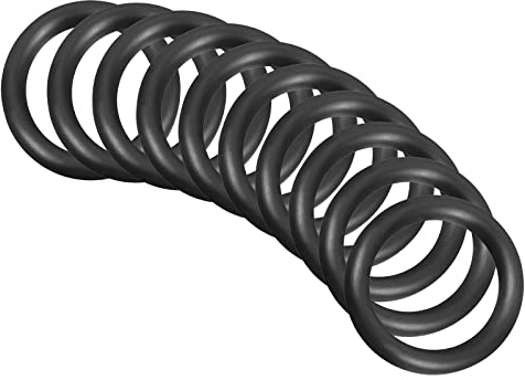 QUARKZMAN 35mm x 25mm x 5mm Nitrile Caoutchouc Joints toriques x 10 Pièces Rond Joint Rondelle pour Robinet Plomberie Réparation Étanchéité Connexion [Noir]