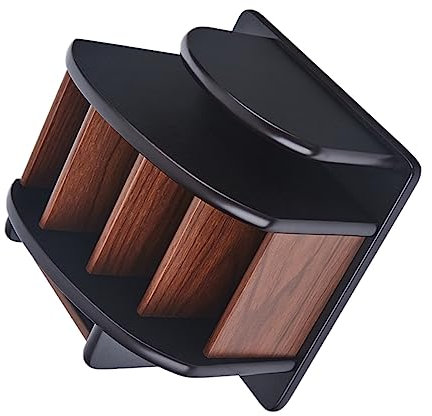 KICHOUSE Praktischer Hölzerner Stifthalter Für Schreibtisch Langlebig Und Stabil Holz Braun Organizer Für Schreibwaren Und Kosmetik Für Home Office Und Schüler