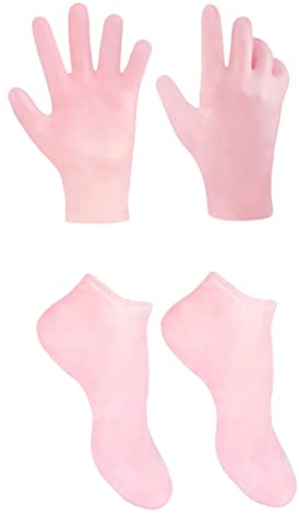 IWOWHERO Calcetines y Guantes Hidratantes Para Pies Agrietados y Secos Exfoliantes y Nutritivos