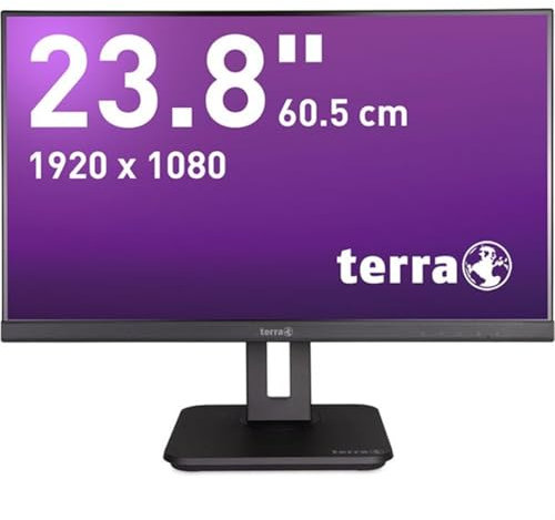 Terra LCD/LED 2448W PV V3.1 – 24 Full-HD Monitor, HDMI/DP/USB-C, Greenline Plus, schwarz