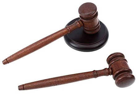 Toddmomy Maillets Bois pour Enchères Et Simulations De Procès Marteaux De Juge Robustess avec Socle Cadeau Pratique pour Avocats Et Commissaires-priseurs