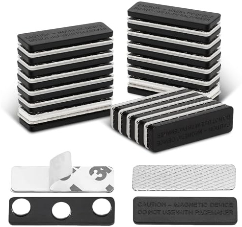 16 Individuell Magnet Namensschild Namensschilder Langlebigkeit Magnet Bohren Erforderlich Selbstklebend Vorhangmagnete Clips Geeignet Für Vorhänge Fliegengitter und Türvorhänge