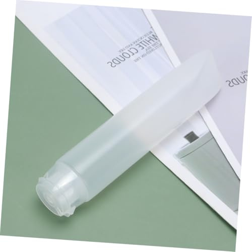 VINTORKY 4pezzi Contenitori Vuoti in Plastica Pe e Pp Per Perdite Di Crema Lozione Detergente Viso Shampoo Gel Doccia Riutilizzabili e Ricaricabili