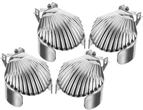 iplusmile Apagavelas Metálico Forma De Concha, Extintor De Velas Seguro, Resistente Al Calor, para Velas Aromáticas Té, Herramienta Práctica Hogar