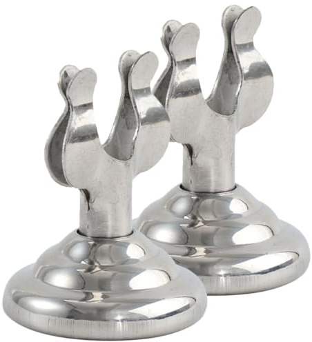 SAFIGLE Support Numéro de Table et Porte-Notes à Pince 2 Pièces Mini U 4 CM en Acier pour Hôtel et Réception