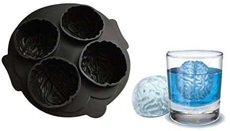 Halloween Cerebro molde de silicona chocolate Forma Praline Forma Cup Cake Galletas Manualidades Hornear Dracula verzieren famowesta fantasma Formas cubitos de hielo forma de Royal House Ware