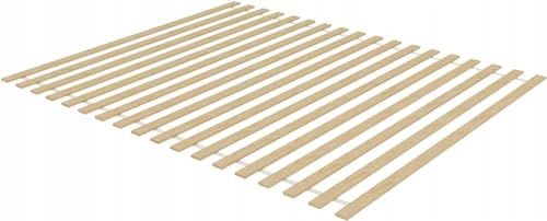 BDW Holztech Rollrost 300 kg - Hochwertiger extra starker Lattenrost aus heimischen Wäldern- 160x200cm - Rolllattenrost unbehandelt für Ihren gesunden Schlaf