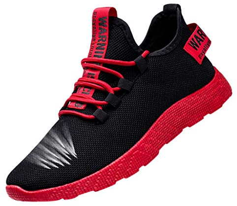 Xmiral Scarpe da Corsa Traspiranti per Uomo Estate novità Scarpe da Trekking Basse Basse Scarpe da Trekking Leggere 44 EU Rosso
